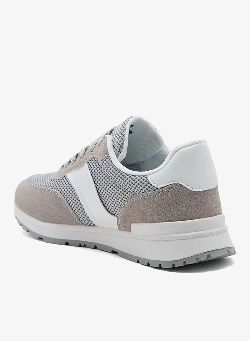 Seventy Five Casual Mesh And Suede Sneakers