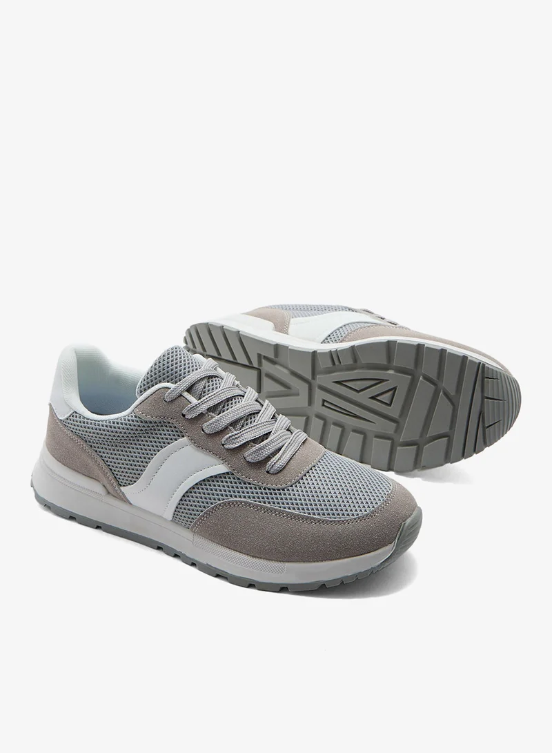 Seventy Five Casual Mesh And Suede Sneakers
