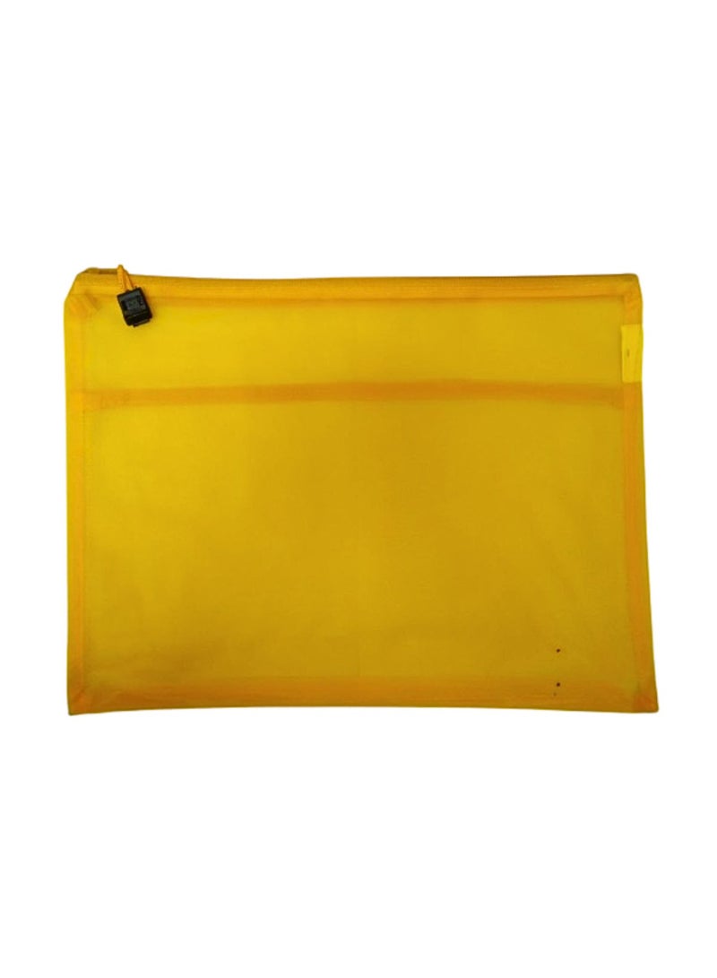 Libra Zipper Bag Fluoro B4 Yellow - Image 1