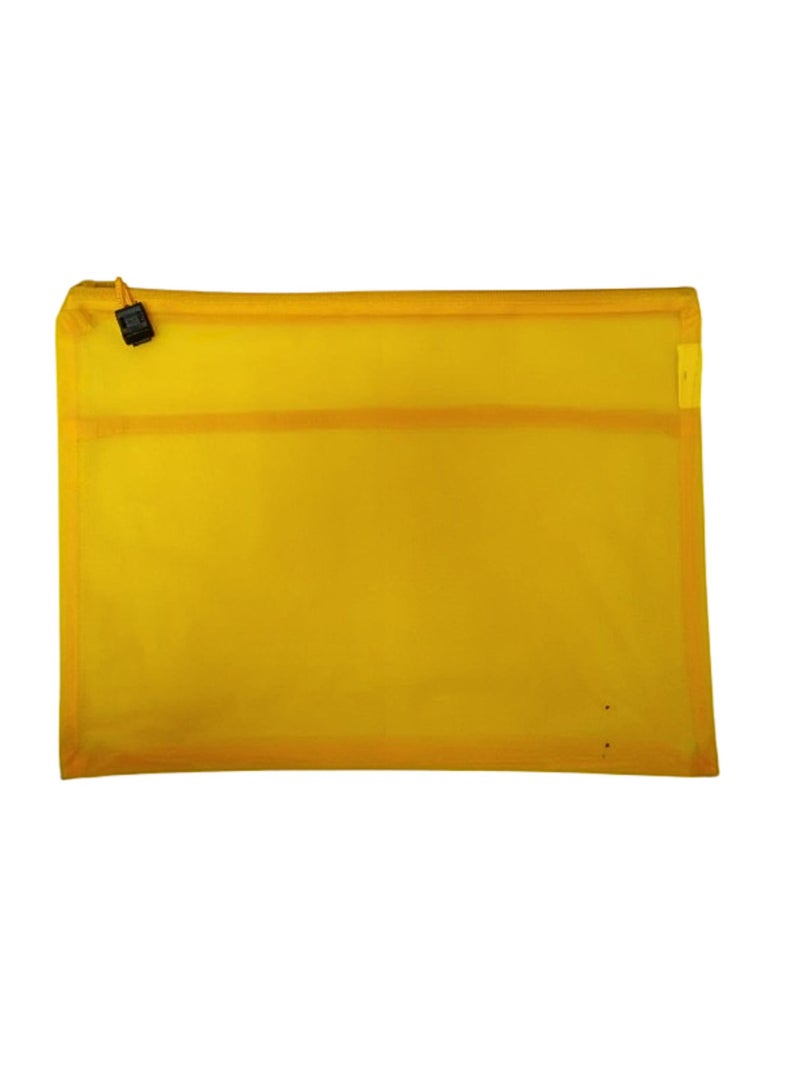 Libra Zipper Bag Fluoro B4 Yellow - Image 2