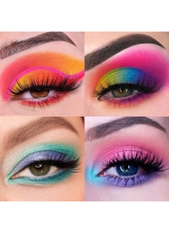 Tintark 30 Colors Makeup Eyeshadow Palette For Beauty & Matte Metallic Shimmer Pearl Glitter Eye Shadow Pallet & Rainbow Colorful Eye Makeup For Girls & Highly Pigment Eyeshadow Cosmetics  - Image 2