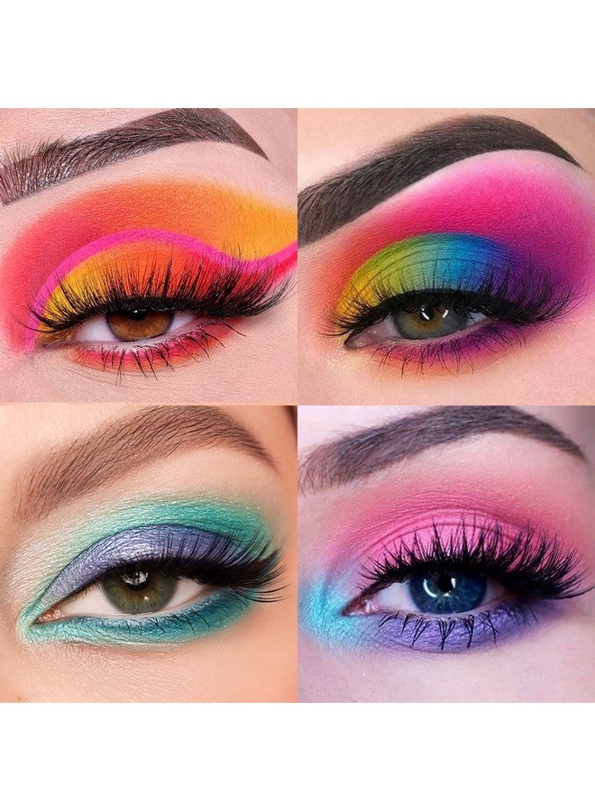 Tintark 30 Colors Makeup Eyeshadow Palette For Beauty & Matte Metallic Shimmer Pearl Glitter Eye Shadow Pallet & Rainbow Colorful Eye Makeup For Girls & Highly Pigment Eyeshadow Cosmetics - Image 2