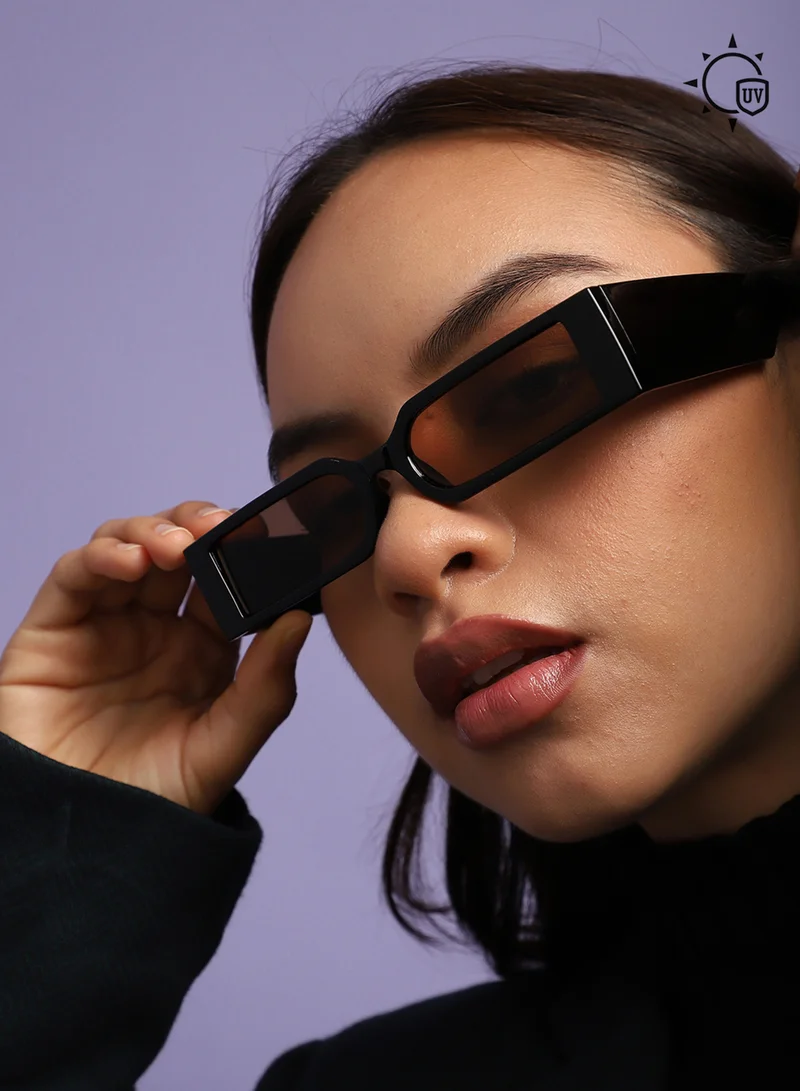 صوص هاوت Black Rectangular Sunglasses