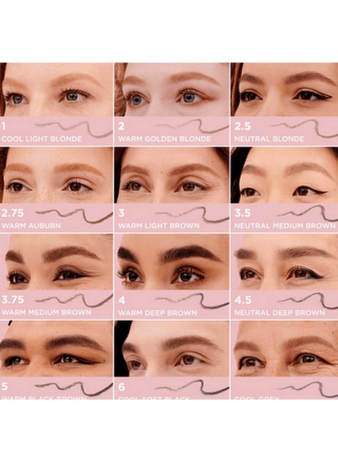 قلم تحديد وتكثيف الحواجب جيمي برو من بنفت - درجة 4 Warm Deep Brown - Image 3