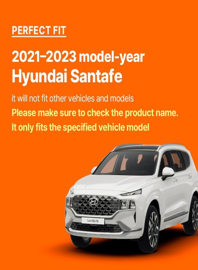FICS Phone Holder for Hyundai Santa Fe 2021 2022 2023 Upper Trims with Wide Screen - Custom-Fit Mount for Seamless Display Integration, Interior Accessories for Navigation Use, Stable Driving View - Image 3