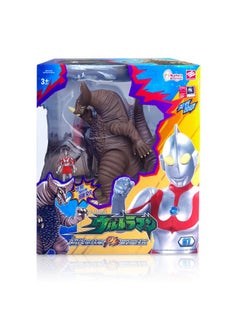 Ultraman Toy Doll Full Series Large Super Large Ultraman Telo Transfiguration Figure Suit Soft Glue Monster-Color:Soft Glue Monster Singola★Height 23cm (with Sound Effect)