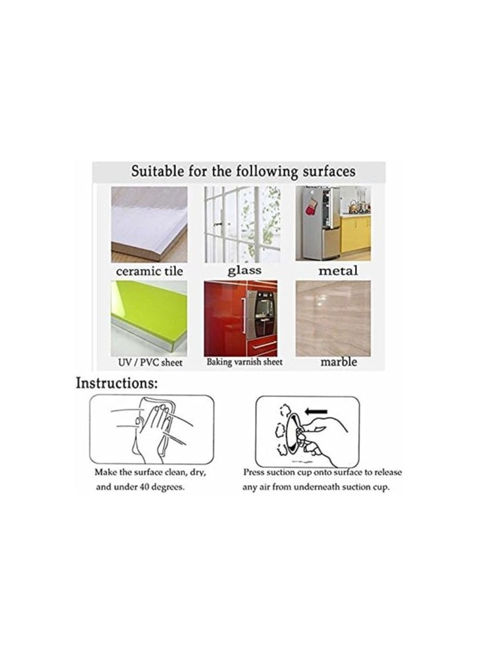 Small clear plastic suction hook strong on various smooth surfaces, such as glass and tiles 12 pieces  - Image 3