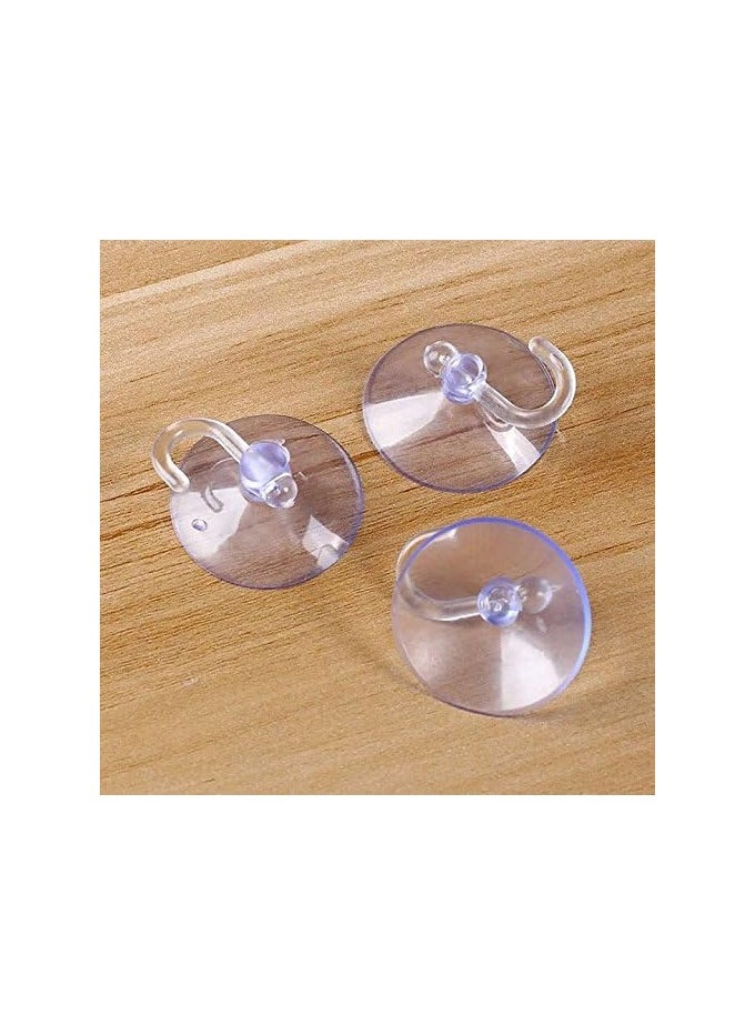 Small clear plastic suction hook strong on various smooth surfaces, such as glass and tiles 12 pieces  - Image 4
