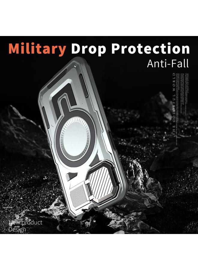 Zaboon Case For iPhone 13 Pro Max Shield Frame Holder MagSafe Phone Case - Image 5