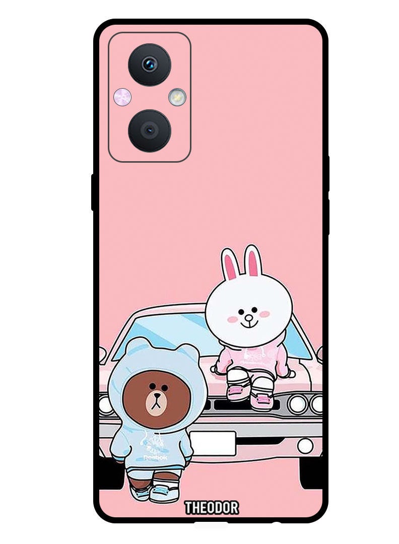 Theodor Protective Case Cover For OPPO A96 5G  Kittey On Car - Image 1