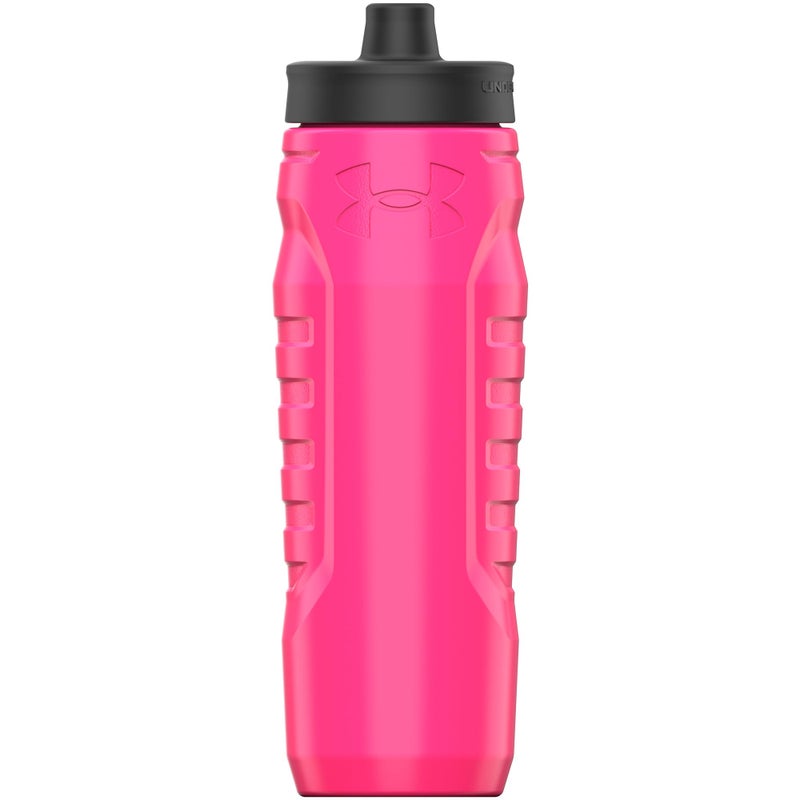 Under Armour 32oz Sideline Squeeze Bottle Hot Pink - Image 2