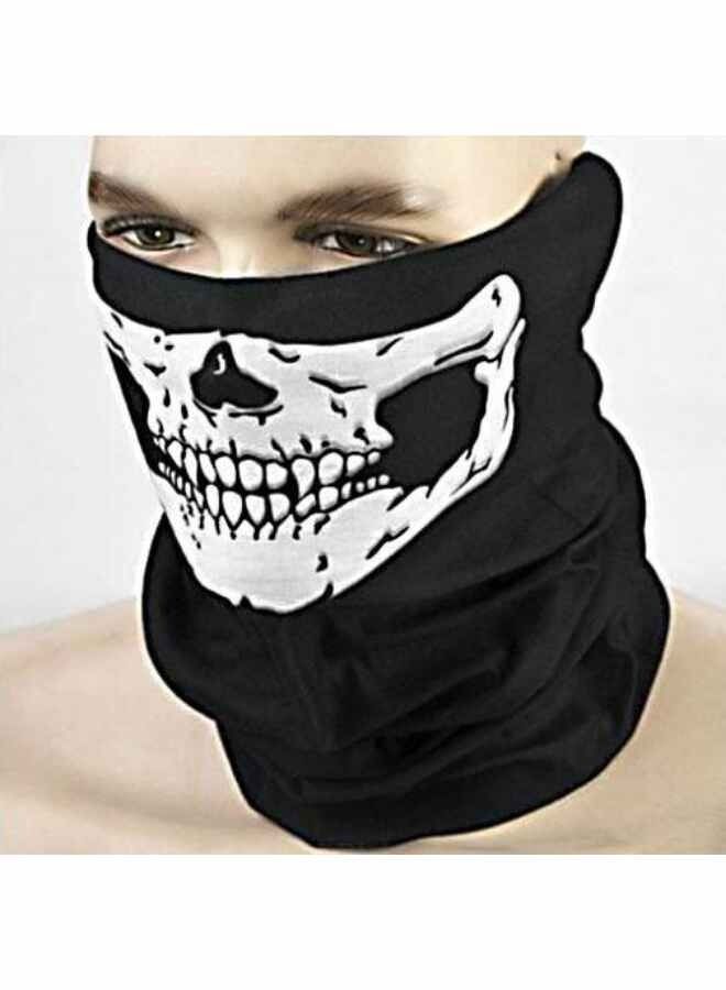Skull Print Multi-Purpose Scarf Cosplay Mask  - Image 3