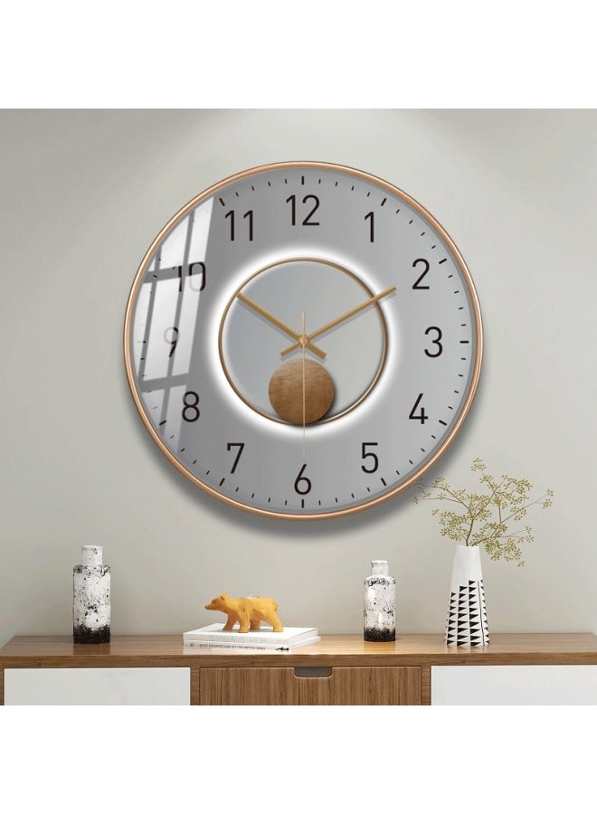 Peng Chuang Pengchuang Wall Clock For Living Room, Modern And Simple Quartz Clock For Bedroom, Dining Room, And Home Decor - Image 2
