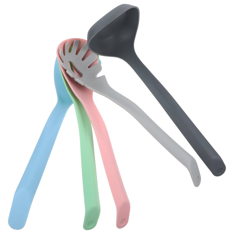 2 Sets of Nylon Cooking Utensil Kit Food-grade Soup Ladle Slotted Turner Kitchen Spatula Practical Kitchen Ware - Image 5