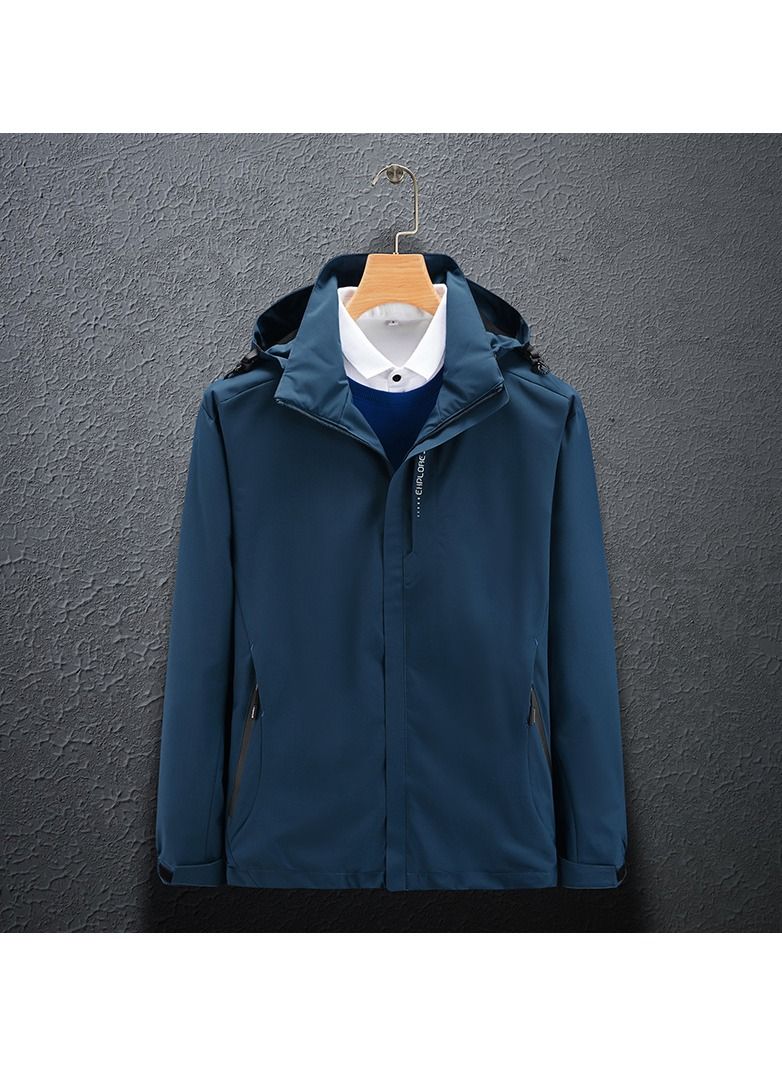 Loquat Thin Single Layer Hooded Windproof And Waterproof Overcoat - Image 1