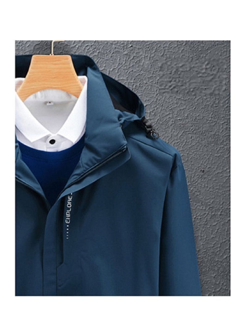 Loquat Thin Single Layer Hooded Windproof And Waterproof Overcoat - Image 2