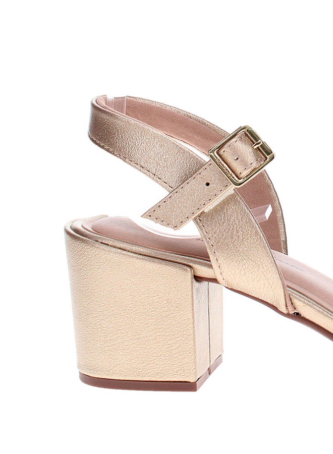 MODARE Textured Open Toe Wedge Heel Sandals - Image 2