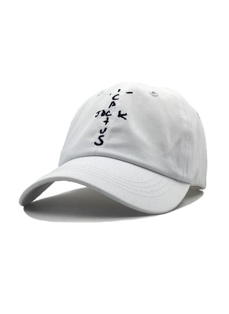 JUNYOUK - 100% Cotton Cactus Jack Baseball Caps Travis Scott Unisex Dad Hat Cap Embroidery Man Women White Hat - Image 1