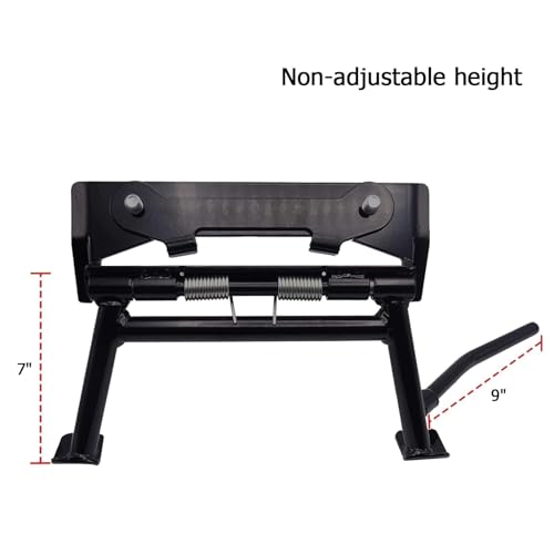 Dasen Heavey Duty Steel Center Stand Compatible with Harley Touring Road King Electra Road Street Glide FLH FLHX FLHR FLTR Models 1980-2008 - Image 2