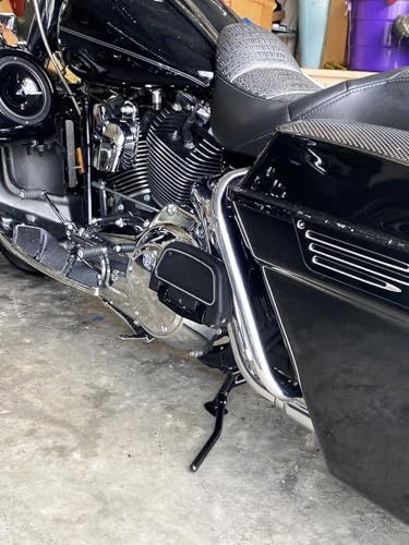 Dasen Heavey Duty Steel Center Stand Compatible with Harley Touring Road King Electra Road Street Glide FLH FLHX FLHR FLTR Models 1980-2008 - Image 5