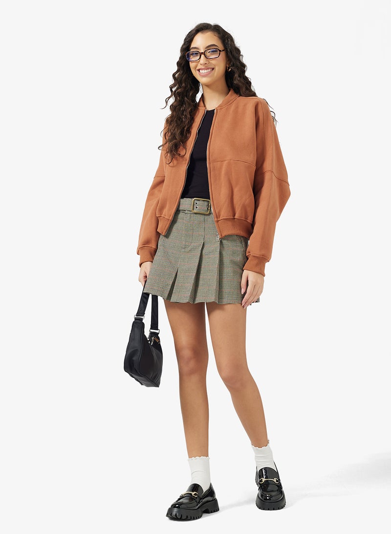 Ginger Zip Thru Bomber Sweatshirt - Image 4