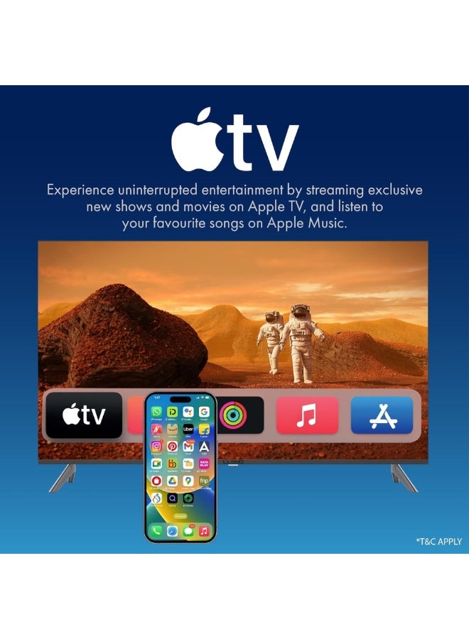 لويد تلفزيون ذكي LED بدقة 4K UHD مقاس 75 بوصة | HDR | Apple TV وAirPlay | Apple HomeKit | تصميم بدون حواف | ريموت ماجيك | Dolby Audio | ذاكرة 8 جيجابايت ROM و1.5 جيجابايت RAM | موديل D75US850E | أسود - Image 3