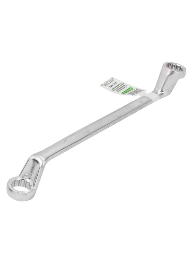 Offset ring wrench 75° 17x19mm