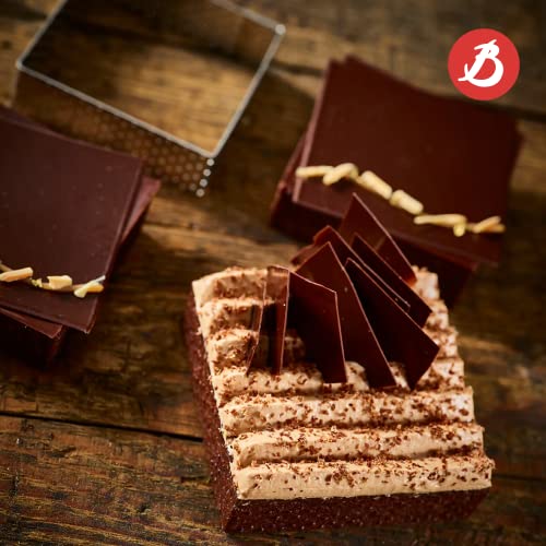 de Buyer Perforated Square Tart Ring - 7” x 7” x 0.8” - Perfect for Baking Beautifully Crisp Tarts - Easy to Use & Clean - Made in France - Image 5