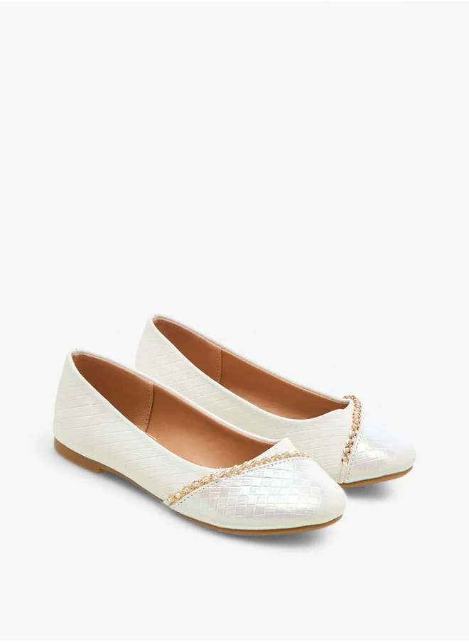 Flora Bella By Shoexpress Embellished Ballerina Shoes