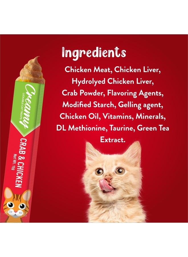 Drools Creamy Lickable Cat Treats  Crab & Chicken - Image 3