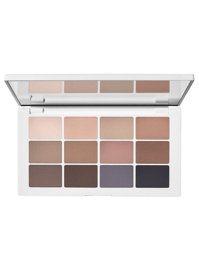MAKEUP BY MARIO Master Mattes Eyeshadow Palette: The Neutrals – 12 x 0.03 oz / 1 g | Professional Neutral Matte Eyeshadow Palette - Image 1