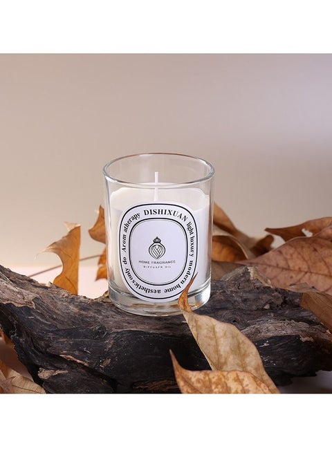 Home Fragrance White Peach Aromatherapy Diffuser Candle.