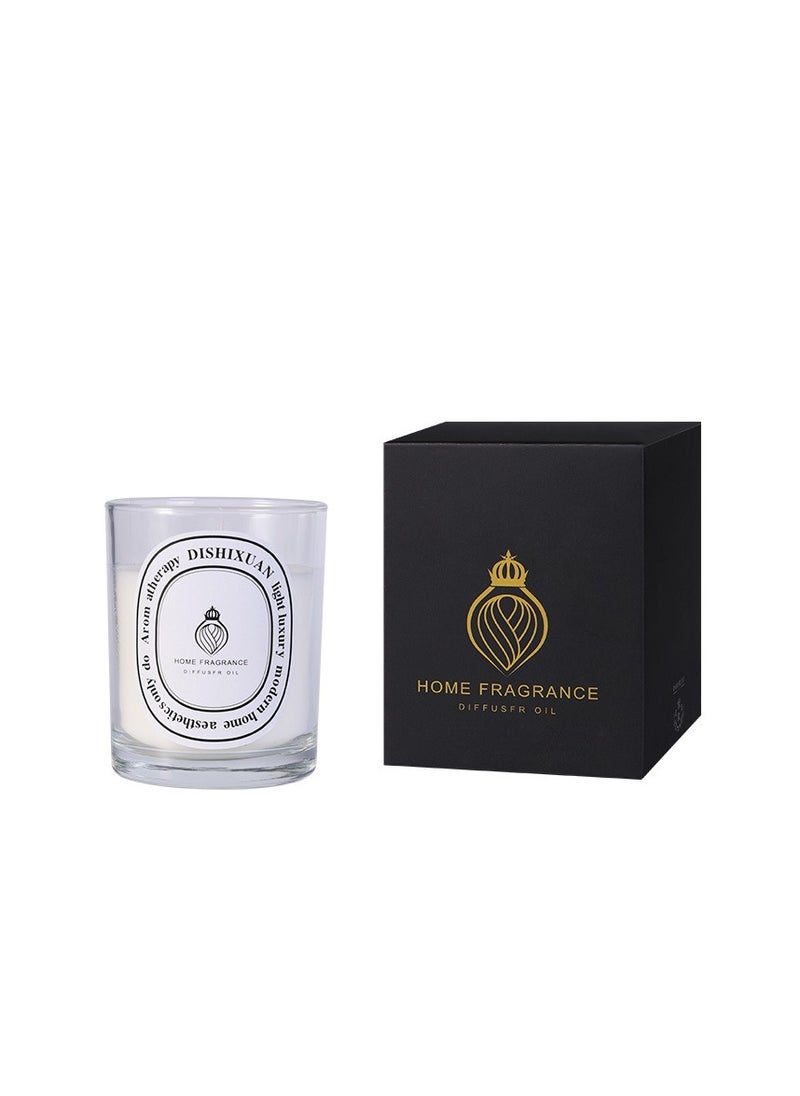 Home Fragrance White Peach Aromatherapy Diffuser Candle.