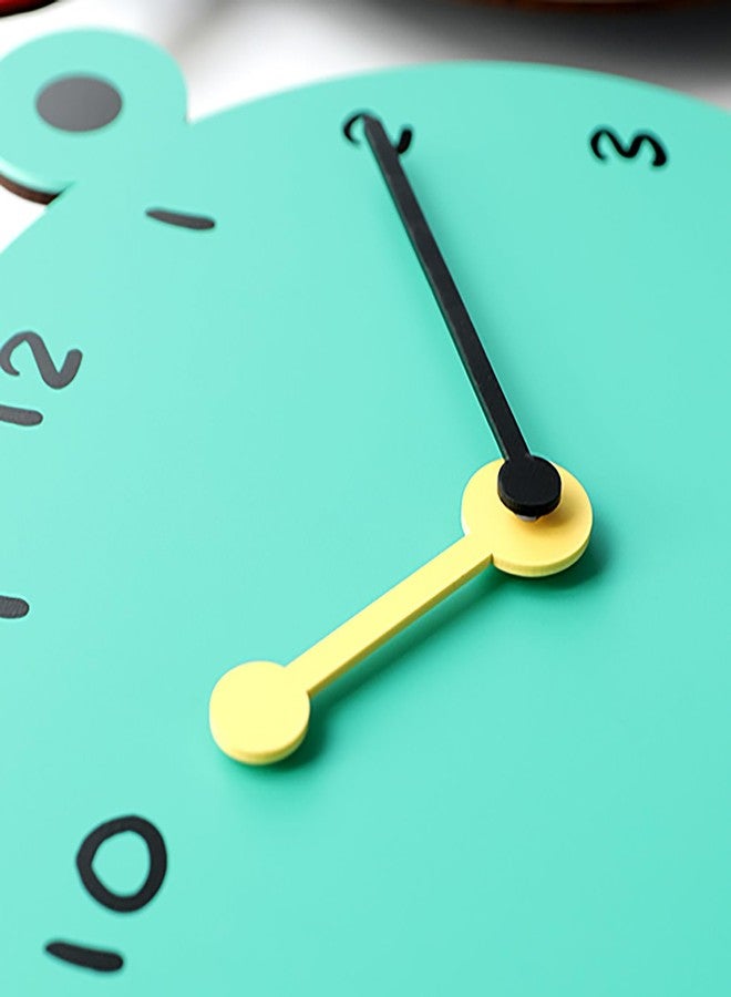 Stephanie Imports Modern Minimalist Silent Wall Clock Funny Animal Collection (King Frog) - Image 3