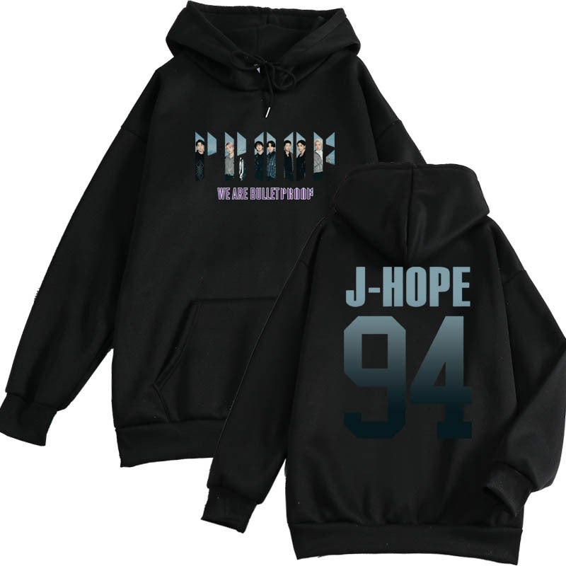 KPOP Band New Album Hoodie Sweatshirt J-HOPE94 black