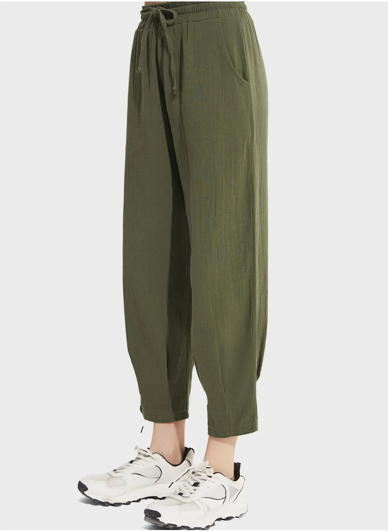 جون High Waist Pants