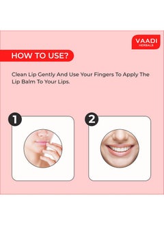 VAADI HERBALS Lip Balm, Strawberry And Honey, 10G  - Image 4