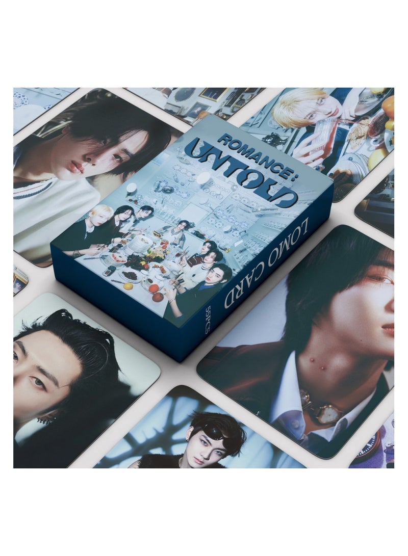 NIBEMINENT 55 Pcs Kpop Enhypen ROMANCE : UNTOLD Lomo Cards Card For Fans Collection Gifts - Image 2