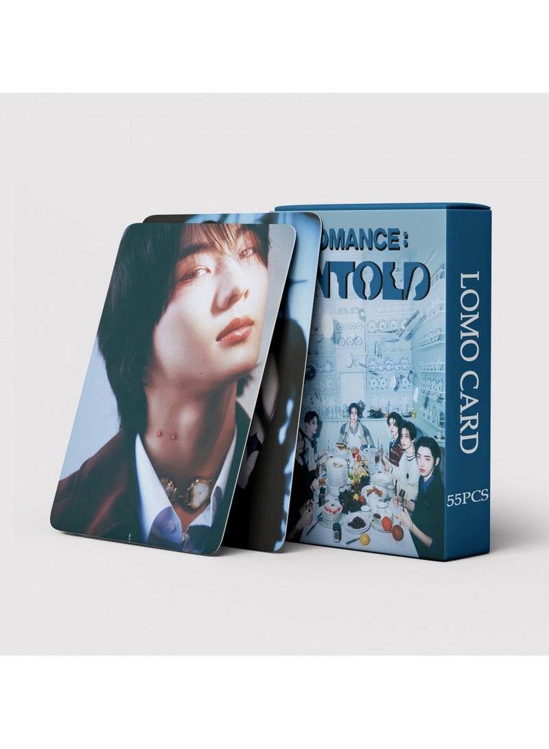 NIBEMINENT 55 Pcs Kpop Enhypen ROMANCE : UNTOLD Lomo Cards Card For Fans Collection Gifts - Image 3
