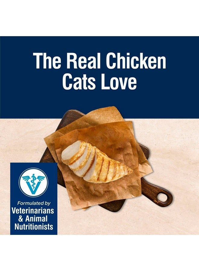 بلو بافلو طعام القطط بلو بافالو ترو سوليوشنز الجاف الطبيعي للتحكم بكرات الشعر، للقطط البالغة، بنكهة الدجاج، كيس وزنه 3.5 رطل - Image 3