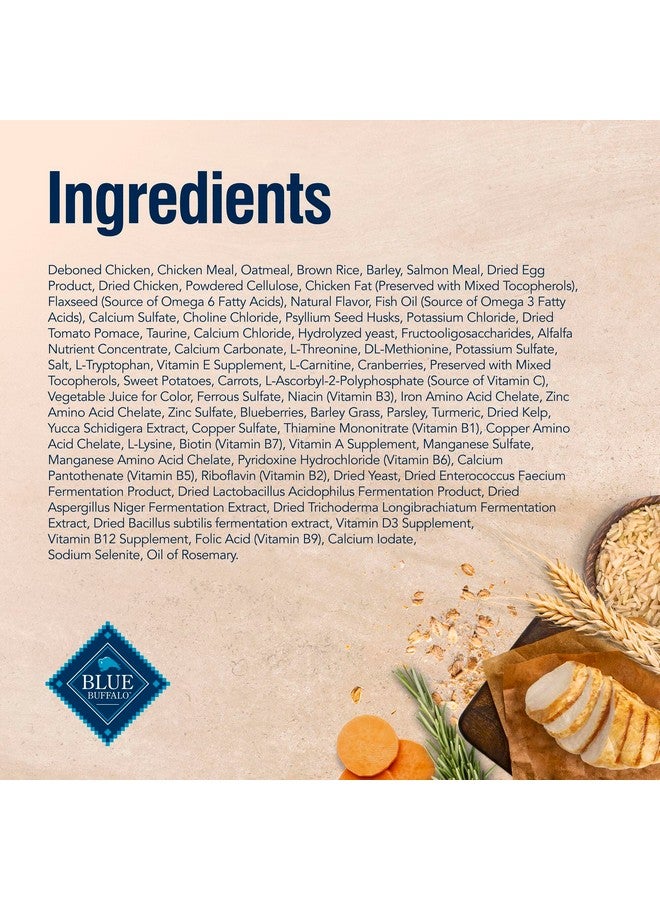 بلو بافلو طعام القطط بلو بافالو ترو سوليوشنز الجاف الطبيعي للتحكم بكرات الشعر، للقطط البالغة، بنكهة الدجاج، كيس وزنه 3.5 رطل - Image 5
