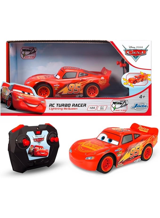 Jada RC Cars 3 Lightning McQueen Turbo Racer 203084038 - Image 1