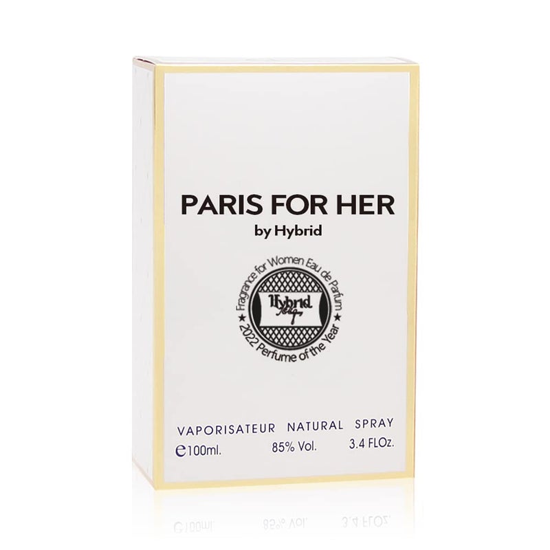 Hybrid & Company Paris for Her Fragrance for Natural Spray Sweet Scent Women Eau De Parfum 3.4 Fl Oz - Image 5