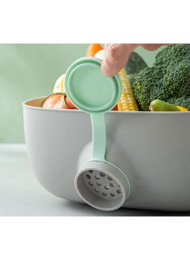 Eoptify Multifunctional Kitchen Drain Basket, Silicone Colander and Organizer for Draining and Washing Fruits & Vegetables  - Image 5
