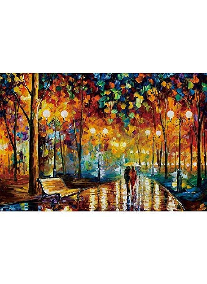 Ingooood Rainy Night Walk Wooden Puzzle 1000 Pieces  - Image 2