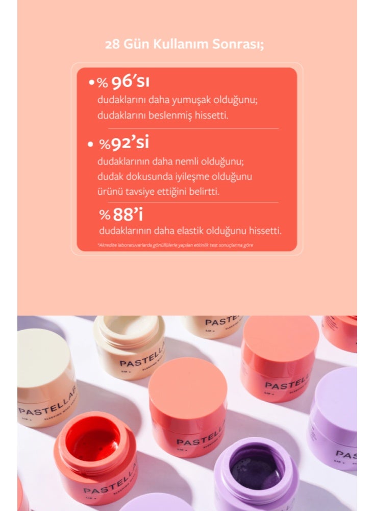Pastel Lab Peach Flavored Moisturizing Lip Overnight Mask - 10g - Image 2