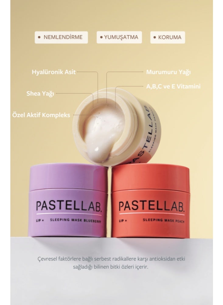 Pastel Lab Peach Flavored Moisturizing Lip Overnight Mask - 10g - Image 3