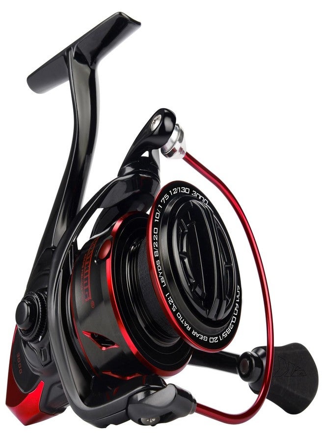 KastKing Sharky III Fishing Reel - New 2018 Sharky III Gold Spinning Reel - Carbon Fiber 39.5 LBs Max Drag - 10+1 Stainless BB for Saltwater or Freshwater - Oversize Shaft - Super Value! - Image 1