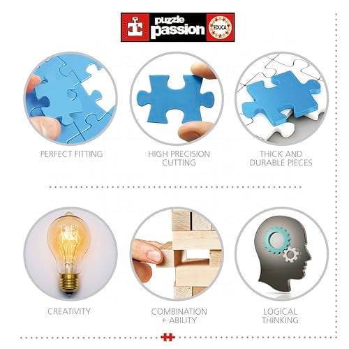 Educa - Lady with a Fan, Gustav Klimt | 1000 Piece Puzzle for Adults. Measurements: 18,89" x 26,77". 14 Years Old (19932) - Image 5