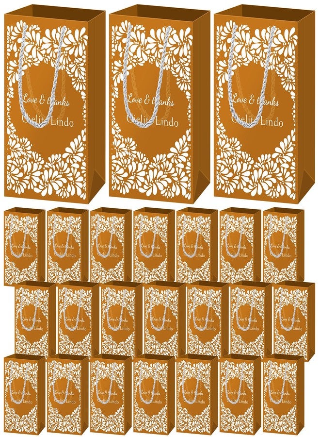 SilTriangle 24 Pcs Cielito Lindo Party Favor Bags, Mexican Candy Gift Bags 250g Cardboard, with Handles Fiesta Baby Shower Party Favor Platos De Barro Decor for Cinco De Mayo Birthday Wedding - Image 1